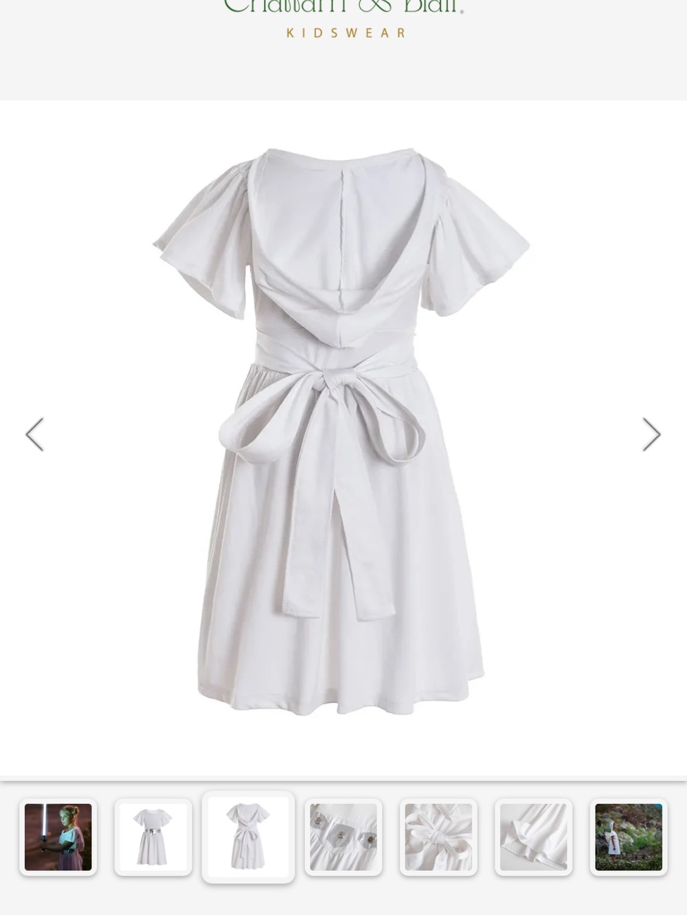 Chattam & Blair White Girls' Leia Dress - Picture 2 of 5